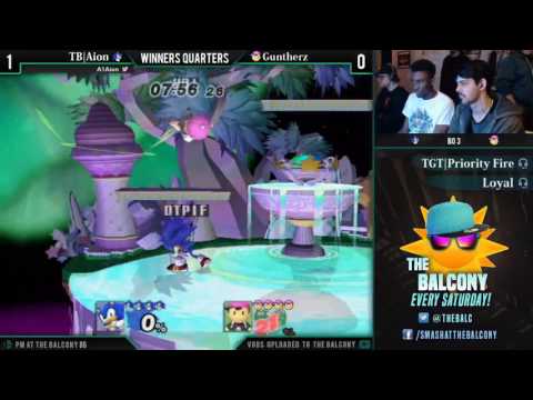 PM @ the Balcony 86 - Winners Quarters ft. TB|Aion (Sonic) VS Guntherz (Ness)