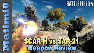 SCAR-H vs SAR-21 Weapon Review: The Better Long Range Rifle - Battlefield 4