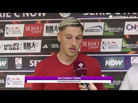 11 Settembre 2023 - Serie C, Foggia-Giugliano 1-1, Le parole di Riccardo Tonin