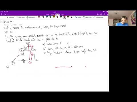Probleme de geometrie plană, model EN (Cls-8, Curs-25, Partea-1)