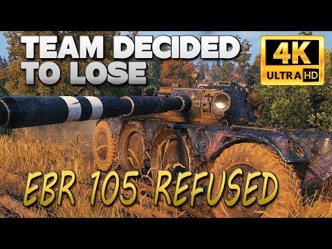 EBR 105: Team decided to lose, he refused! - World of Tanks