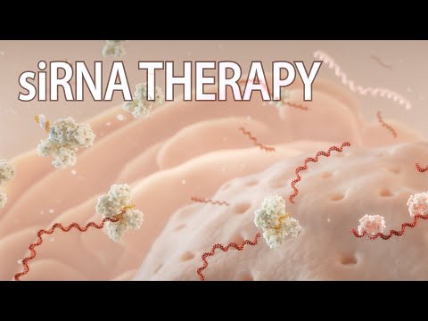 RNAi therapy animation | small interfering RNAs | #siRNA #RNAinterference #RNAtherapy