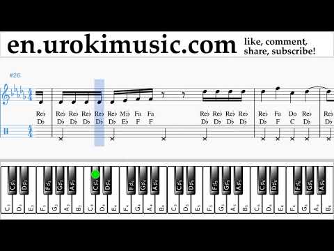 How to Play Piano (right hand) Shawn Mendes - Treat You Better Tabs um-i352