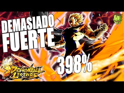 LO HAN ROTO DEMASIADO! MAJIN VEGETA 398% SHOWCASE en el PVP | Dragon Ball Legends en Español Video