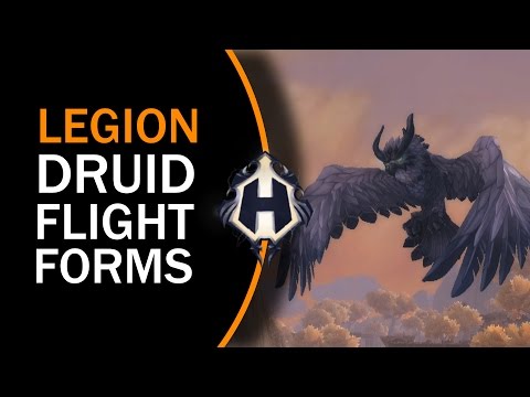 LEGION BETA | New Druid Flight Forms (Sentinel Owl)