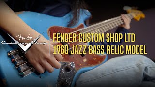 Video thumbnail for Fender Custom Shop LTD 1960 Jazz Bass Relic Model Demo - ‘Groovin’ by Bassist 선수진 (Soojin Sun) by Music Force Official