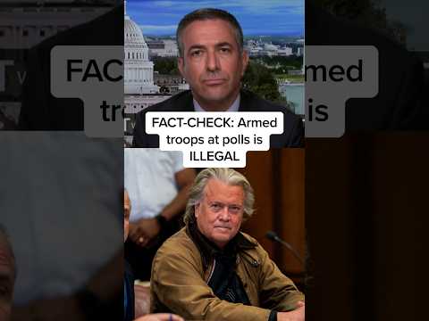 FACT-CHECK: Armed troops at polls is ILLEGAL