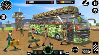 Transport Soldiers To Their Destinations - Army Bus Transport || Android GamePlay 