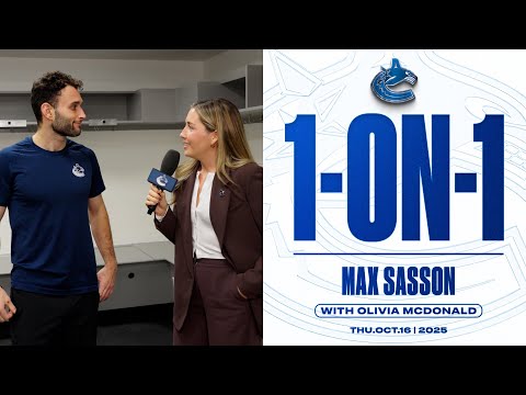 Max Sasson 1-on-1 | Canucks at Stars (Oct 16, 2025)