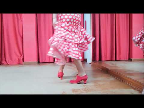 Aprende a bailar "LA PRIMERA" paso a paso. Curso de SEVILLANAS con Susana