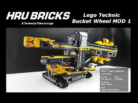 LEGO MOD the Bucket Wheel Excavator 42055 Out-feed Conveyor Part 1