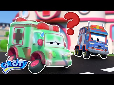 Der KRANKENWAGEN ist KRANK! Super Truck KRANKENWAGEN muss sie ersetzen! | Doktor Cartoon