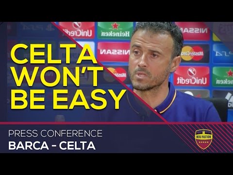Luis Enrique: "Celta won't be easy" | FC Barcelona Press conference