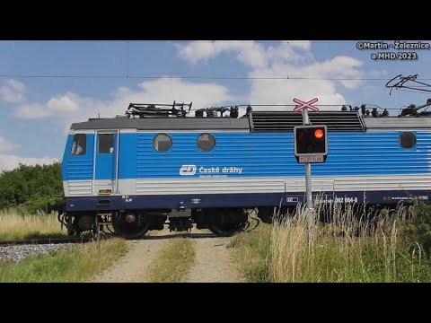 železniční přejezd Chlumčany u Dobřan - P876 / 04.07.2023 / Czech railroad crossing