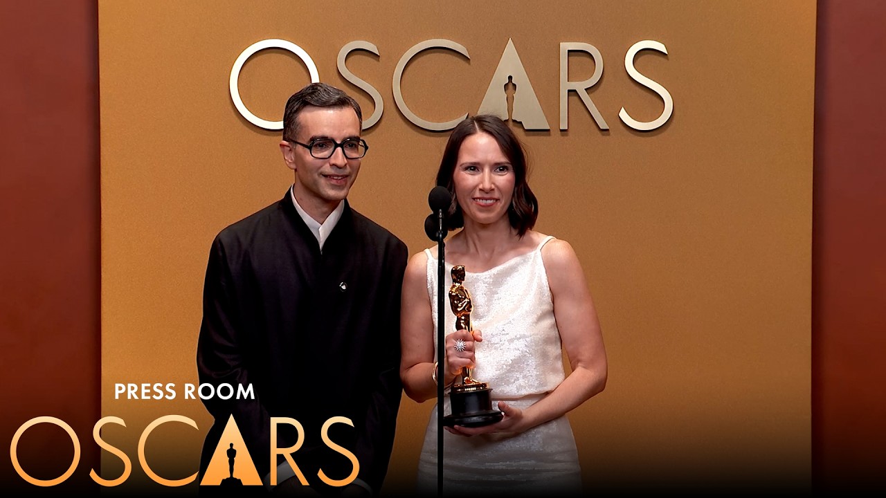 Miniature de la vidéo Two People Exchanging Saliva Best Live Action Short Film Press Room Speech | 98th Oscars (2026) du film Deux personnes échangeant de la salive