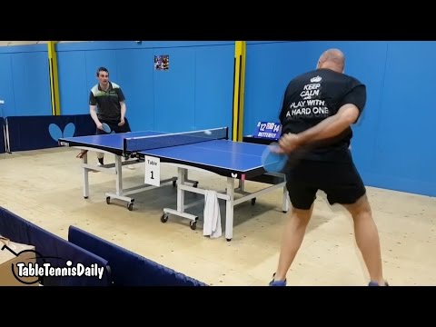 GREATEST SANDPAPER TABLE TENNIS SHOT OF ALL TIME!