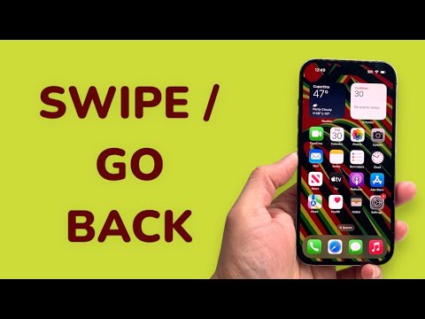 How To Swipe / Go Back on iPhone