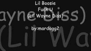 Lil Boosie- Fuck U (Lil Wayne Diss)