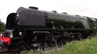 preview picture of video 'LMS 46233  Duchess of Sutherland passes Borrowash 14.06.14'