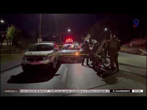 Carabinero balea en la cabeza a menor que intentó dispararle desde auto robado en San Pedro