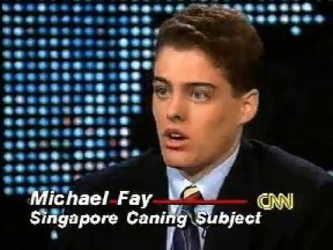 Vandal Michael Fay Sentenced to Lashes by Cane in Singapore [1994]