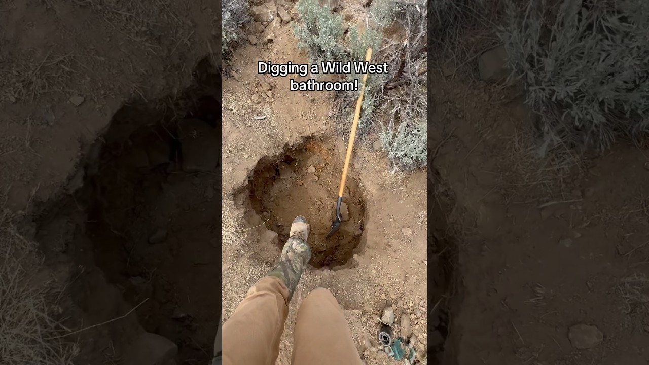 Digging for treasure in a Wild West outhouse! #history #metaldetecting #digging #diggingforbottles