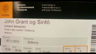 John Grant: 2015-11-05 ~ Harpa Eldborg, Reykjavik, Iceland (Audio only)