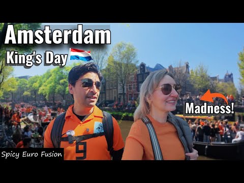 King’s Day Madness in Amsterdam 🇳🇱 | Ultimate Party on the Canals!