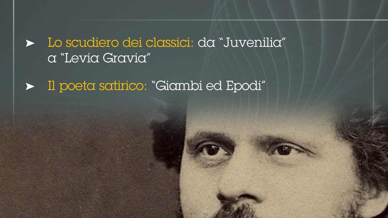 Lezione n. 29: Dal classicismo al verismo: Carducci e Verga