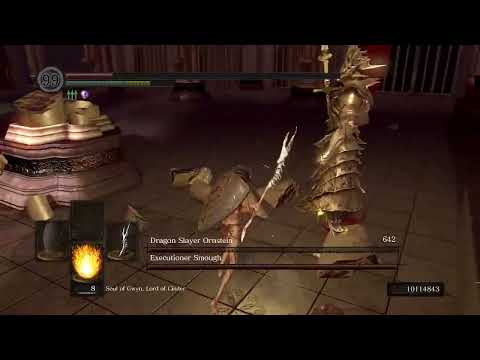 Ornstein and Smough (Super Smough) NG+6 Demon's Spear