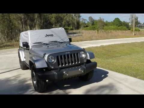 Installation Of Jeep Wrangler Cab Cover By Mopar