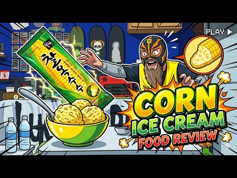 Lotte Sweet Corn Ice Cream Sandwich food review #food #foodie #youtube #subscribe #foodreview #taste