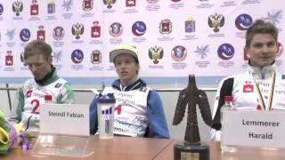 preview picture of video 'COC Top 3 Interviews, Chaikovskiy, Final Ind. Gundersen 08.03.2015'