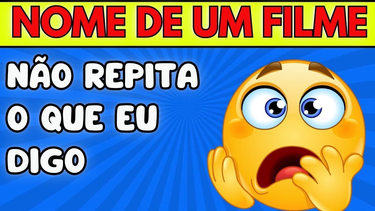 NÃO DIGA O MESMO QUE EU: O DESAFIO MAIS DIFÍCIL DO YOUTUBE!