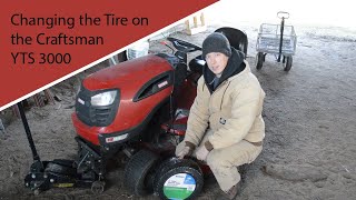 Change the Mower Tire on my Craftsman YTS 3000