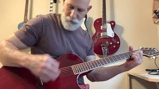 Video thumbnail for ESP/ltd TL-6 thin line acoustic-amplified by LarryBStreetfish