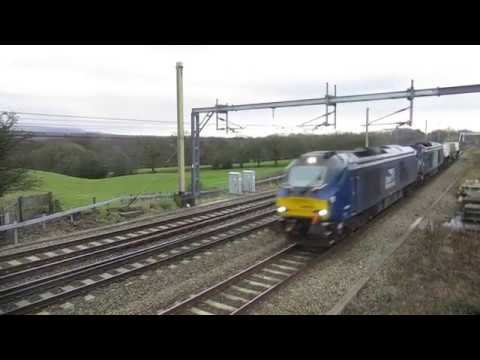 Class 68 THRASH!! DRS 68032 & 68017 - 6C53, Balshaw Lane Jn 05/12/17.