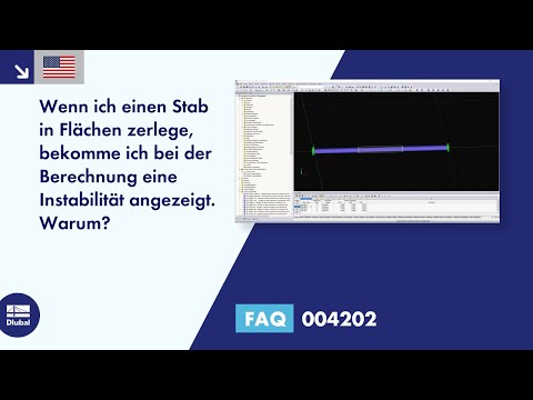 [EN] [EN] FAQ 004202 | Wenn ich einen Stab in Flächen zerlege, bekomme ich bei der Berechnung ein...