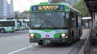 preview picture of video '【神戸市交通局】西神営業所870いすゞPJ-LV234L1＠西神中央駅('13/05)'