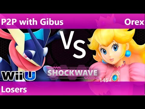 SW 145 - P2P with Gibus (Greninja) vs SWG | Orex (Peach) Losers - Smash 4