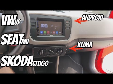 VW Up | Seat Mii | Skoda Citigo Doppeldin 2Din Umbau | Android Radio und Rückfahrkamera | Anleitung