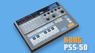 Video thumbnail for KORG PSS-50 Vintage Groove Box "SUPER SECTION" 1984 | HD DEMO by AnalogAudio1