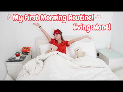 My First Morning Routine LIVING ALONE! | Rosie McClelland