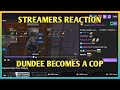 Streamers Reaction on Dundee Pulling Off 10,000 IQ Plan To Dress As Cop and Snag The 500K Vault Loot
