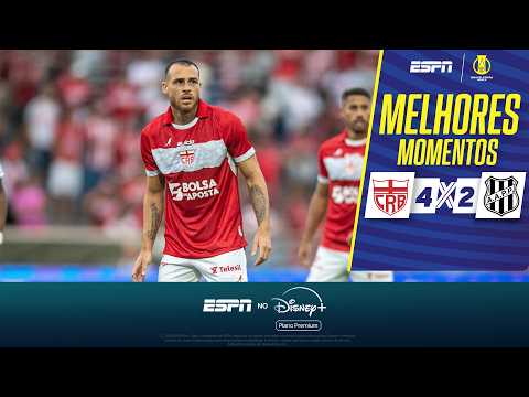 Gols e lances de CRB x Ponte Preta