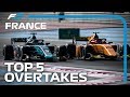Top 5 Formula 2 Overtakes | 2019 French Grand Prix