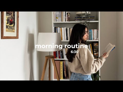 ma routine matinale à 6h30 ☕️ prendre le temps, ralentir & profiter des choses simples