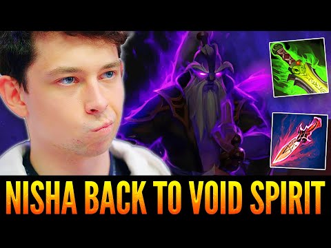NISHA Is Back To Void Spirit And Totally Destroying Pubs - Dota 2 Highlights