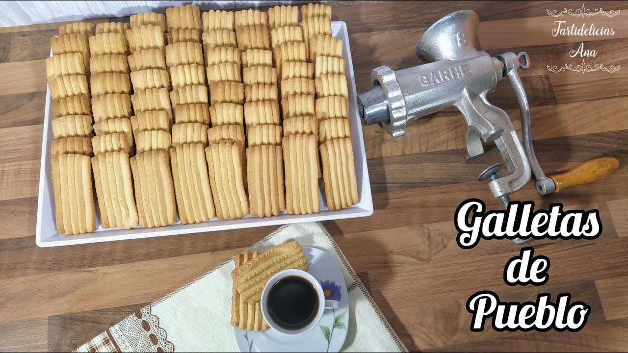 GALLETAS DE PUEBLO EXTREMEÑAS, con la RECETA ANTIGUA de mi ABUELA ☕