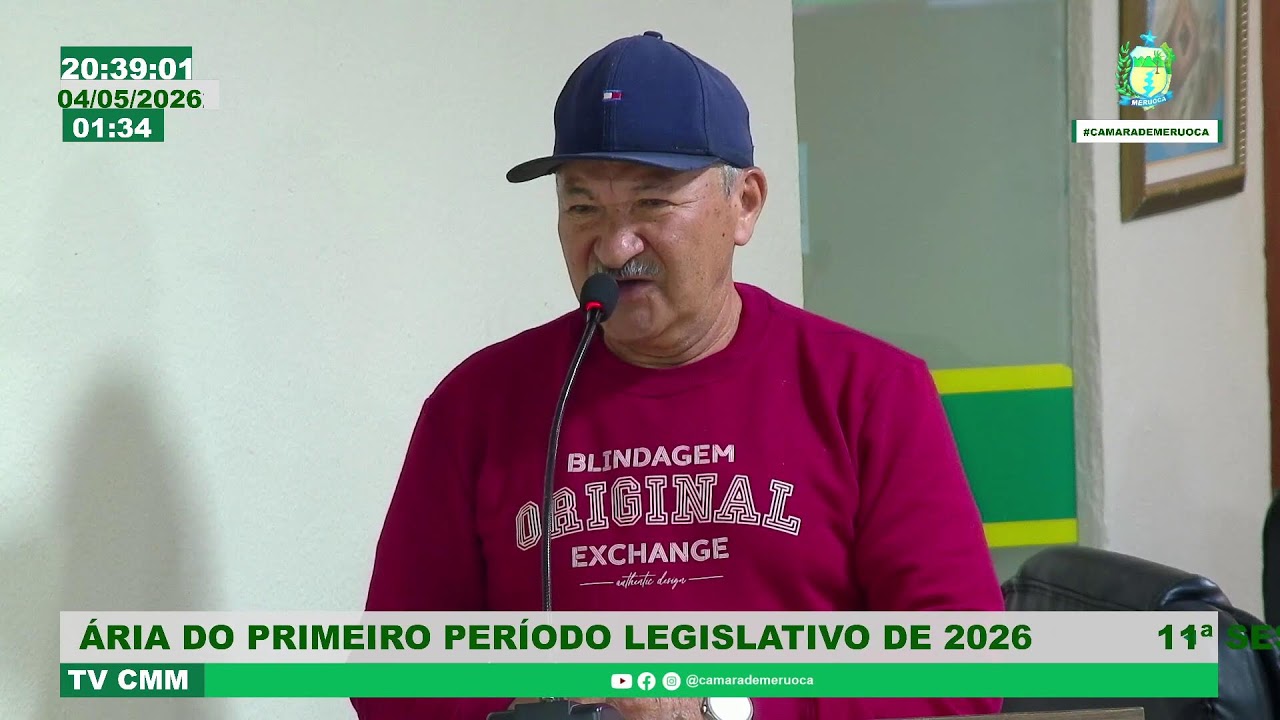 11ª SESSÃO ORDINÁRIA DO PRIMEIRO PERÍODO LEGISLATIVO DE 2026